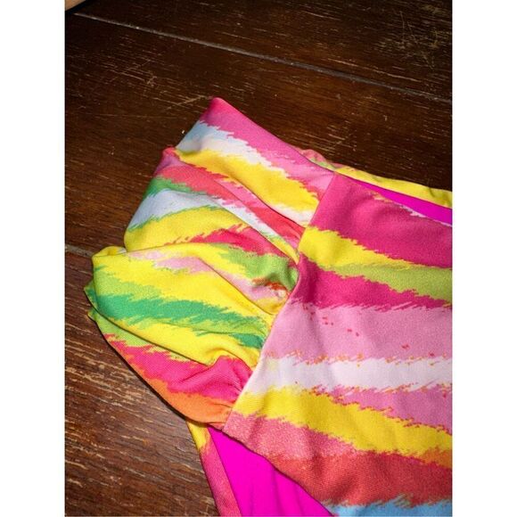 BECCA ETC Trendy Plus Size Awaken Shirred-Side Bikini Bottoms - Picture 4 of 5